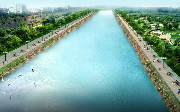 武寧縣沙田河景觀堰閘樞紐工程